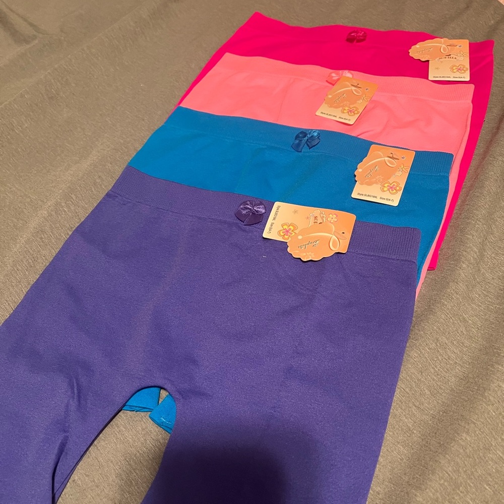 Nylon Spandex Girls Biker Shorts Size 4/6 Small